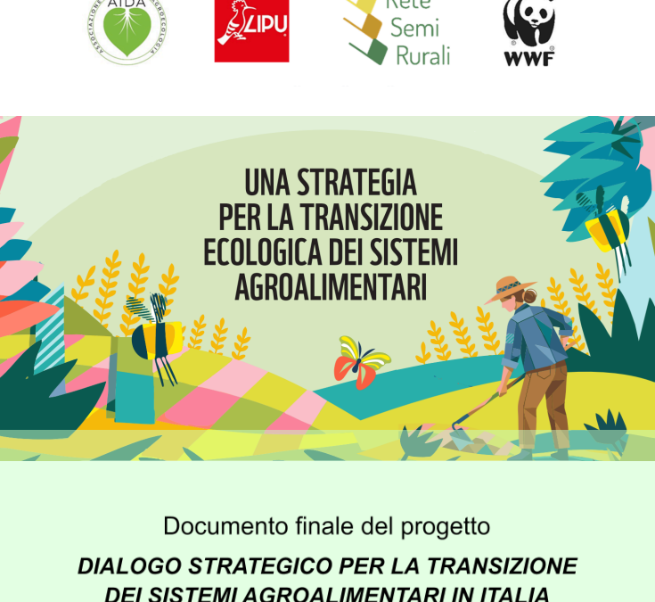 Una Strategia per la transizione ecologica dei sistemi agroalimentari: online il documento finale
