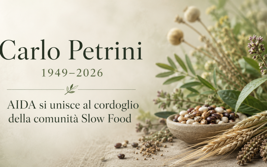 AIDA si unisce al cordoglio per la scomparsa di Carlo Petrini